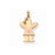 14k Gold Two-tone AA Diamond Kid Pendant, Pretty Pendants for Necklace