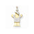 14k Gold Two-tone AA Diamond Kid Pendant, Alluring Pendants for Necklace