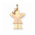 14k Gold Two-tone AA Diamond Kid Pendant, Dazzling Pendants for Necklace