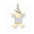 14k Gold Two-tone AA Diamond Kid Pendant, Fine Pendants for Necklace