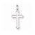 14k White Gold Passion Cross pendant, Delightful Pendants for Necklace