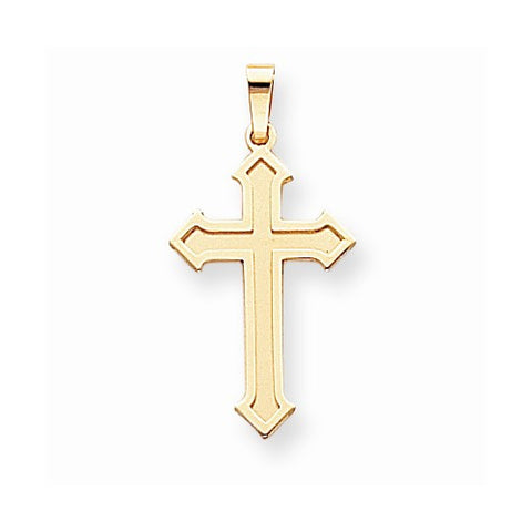 14k Gold Passion Cross Pendant, Fine Pendants for Necklace