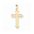 14k Gold Passion Cross Pendant, Fine Pendants for Necklace