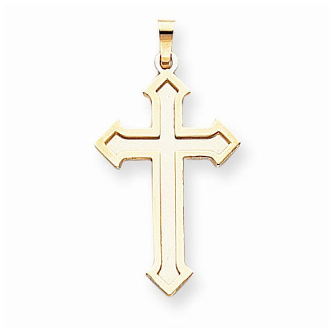 14k Gold Two-tone Passion Cross pendant, Pendants for Necklace