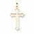 14k Gold Two-tone Passion Cross pendant, Pendants for Necklace