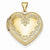 14k Gold Heart Locket