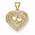 14k Gold Heart Locket