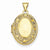 14k Yellow Gold Oval Locket