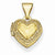 14k Gold Heart Locket