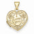 14k Gold I Love You Heart Locket