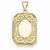 14k Gold Rectangle Locket