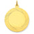 14k Gold Etched Design .027 Gauge Circular Engravable Disc Charm hide-image