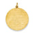 14k Gold Etched .013 Gauge Engravable Round Disc Charm hide-image