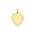 Etched .027 Gauge Engravable Heart Disc Charm in 14k Gold
