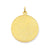 Patterned .018 Gauge Circular Engravable Disc Charm in 14k Gold