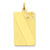 14k Gold Patterned .013 Gauge Engravable Dog Tag Disc Charm hide-image
