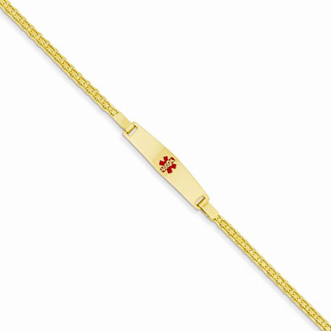 14K Yellow Gold Medical Jewelry Bracelet