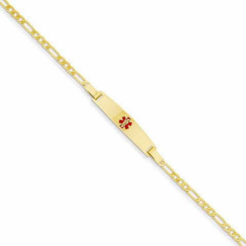 14K Yellow Gold Medical Jewelry Bracelet