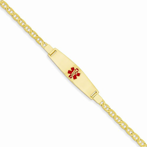 14K Yellow Gold Medical Jewelry Bracelet