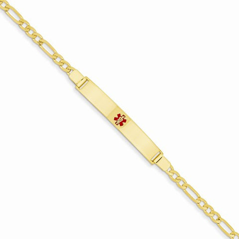 14K Yellow Gold Medical Jewelry Bracelet