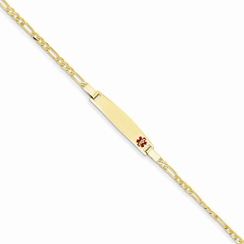 14K Yellow Gold Medical Jewelry Bracelet