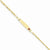 14K Yellow Gold Medical Jewelry Bracelet