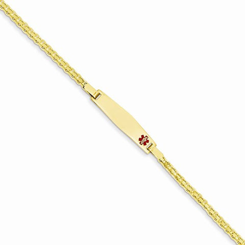 14K Yellow Gold Medical Jewelry Bracelet