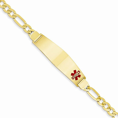 14K Yellow Gold Medical Jewelry Bracelet