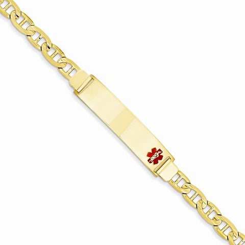 14K Yellow Gold Medical Jewelry Bracelet