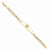 14K Yellow Gold Non-Enameled Medical Id Bracelet