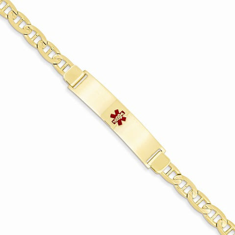 14K Yellow Gold Medical Jewelry Bracelet