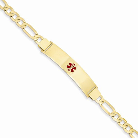 14K Yellow Gold Medical Jewelry Bracelet