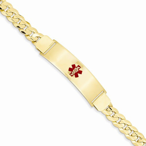 14K Yellow Gold Medical Jewelry Bracelet