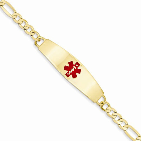14K Yellow Gold Medical Jewelry Bracelet