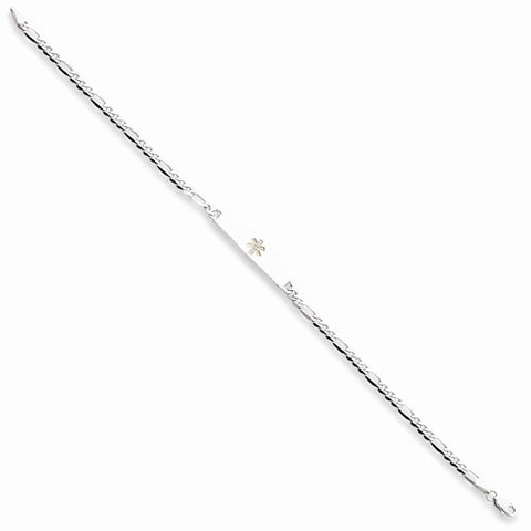 14K Yellow Gold Non-Enameled Medical Id Bracelet