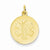 14k Gold Medical Jewelry Enameled pendant, Pendants for Necklace