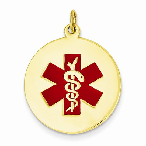 14k Gold Medical Jewelry Pendant, Lovely Pendants for Necklace