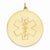 14k Gold Medical Jewelry Enameled pendant, Charm