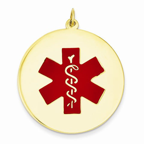 14k Gold Medical Jewelry pendant, Appealing Pendants for Necklace