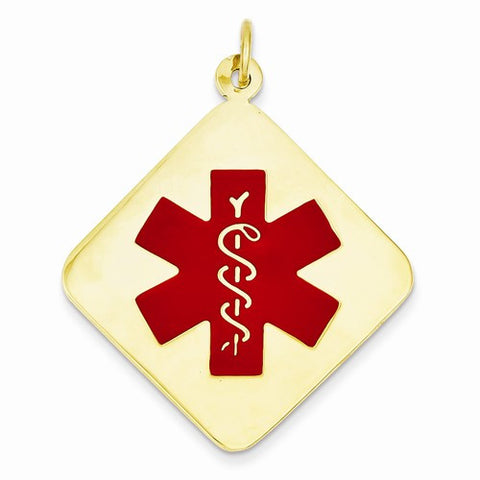 14k Gold Medical Jewelry pendant, Adorable Pendants for Necklace
