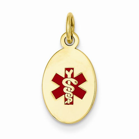 14k Gold Medical Jewelry Pendant, Dazzling Pendants for Necklace