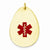 14k Gold Medical Jewelry Pendant, Pretty Pendants for Necklace