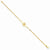 14K Yellow Gold Non-Enameled Medical Jewelry Childrens Bracelet