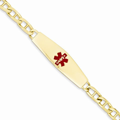 14K Yellow Gold Medical Jewelry Bracelet