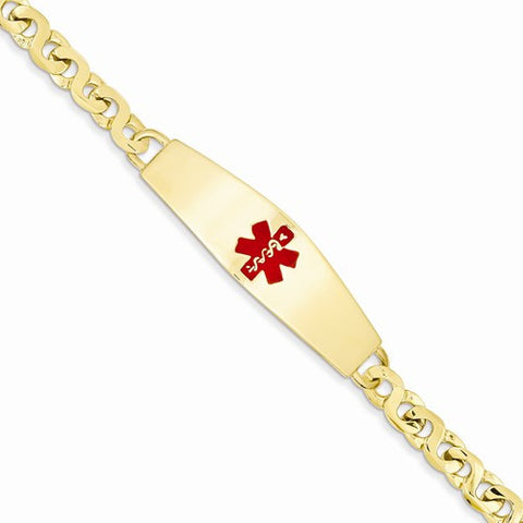 14K Yellow Gold Medical Jewelry Bracelet