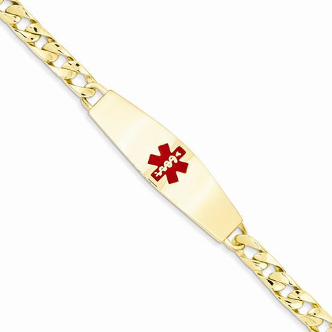 14K Yellow Gold Medical Jewelry Bracelet