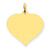 10k Yellow Gold Heart Disc Charm hide-image