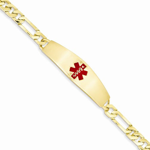 14K Yellow Gold Medical Jewelry Bracelet