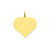 Heart Disc Charm in 14k Gold