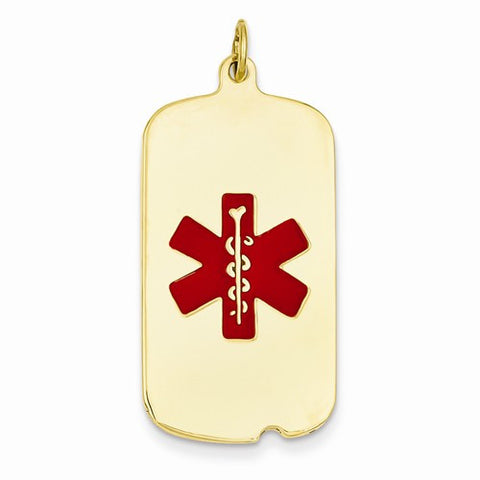 14k Gold Medical Jewelry Pendant, Exquisite Pendants for Necklace